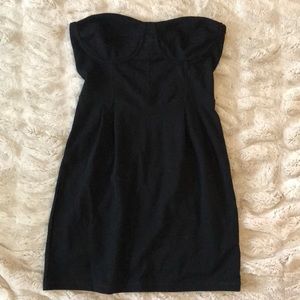 Garage Strapless Black Dress - Like new!